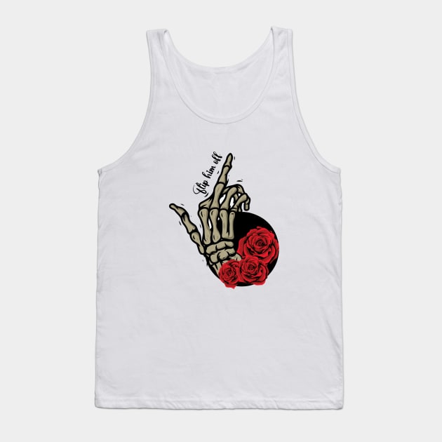 Flip Him Off Tank Top by Meoipp